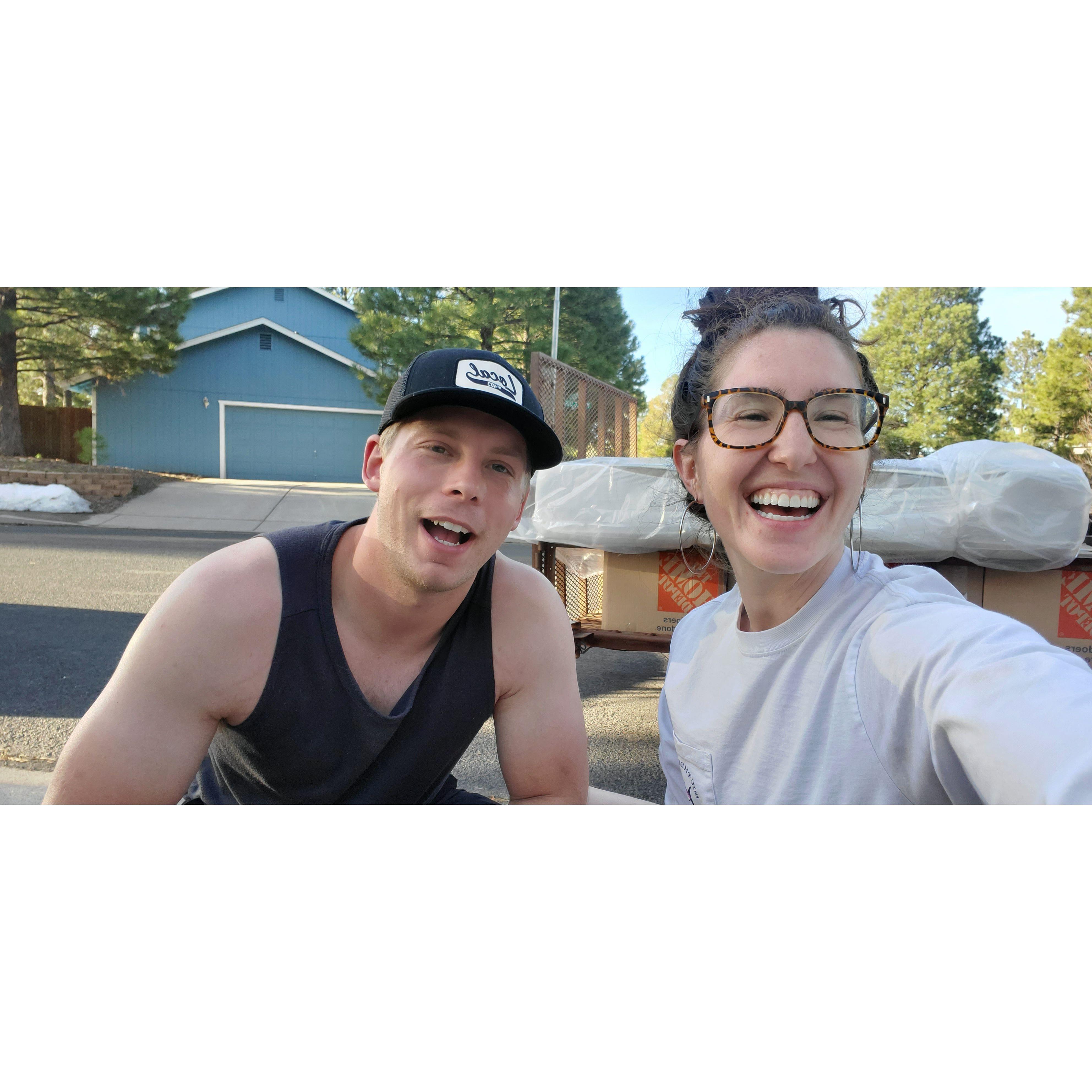 Michael moved in!
