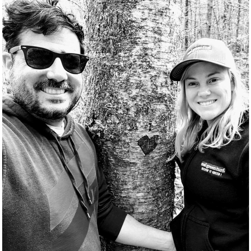 Hiking near Sean's parent's house in Blowing Rock!