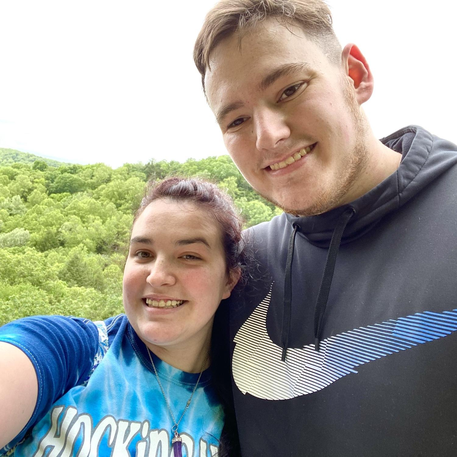 Our first getaway together in Hocking Hills