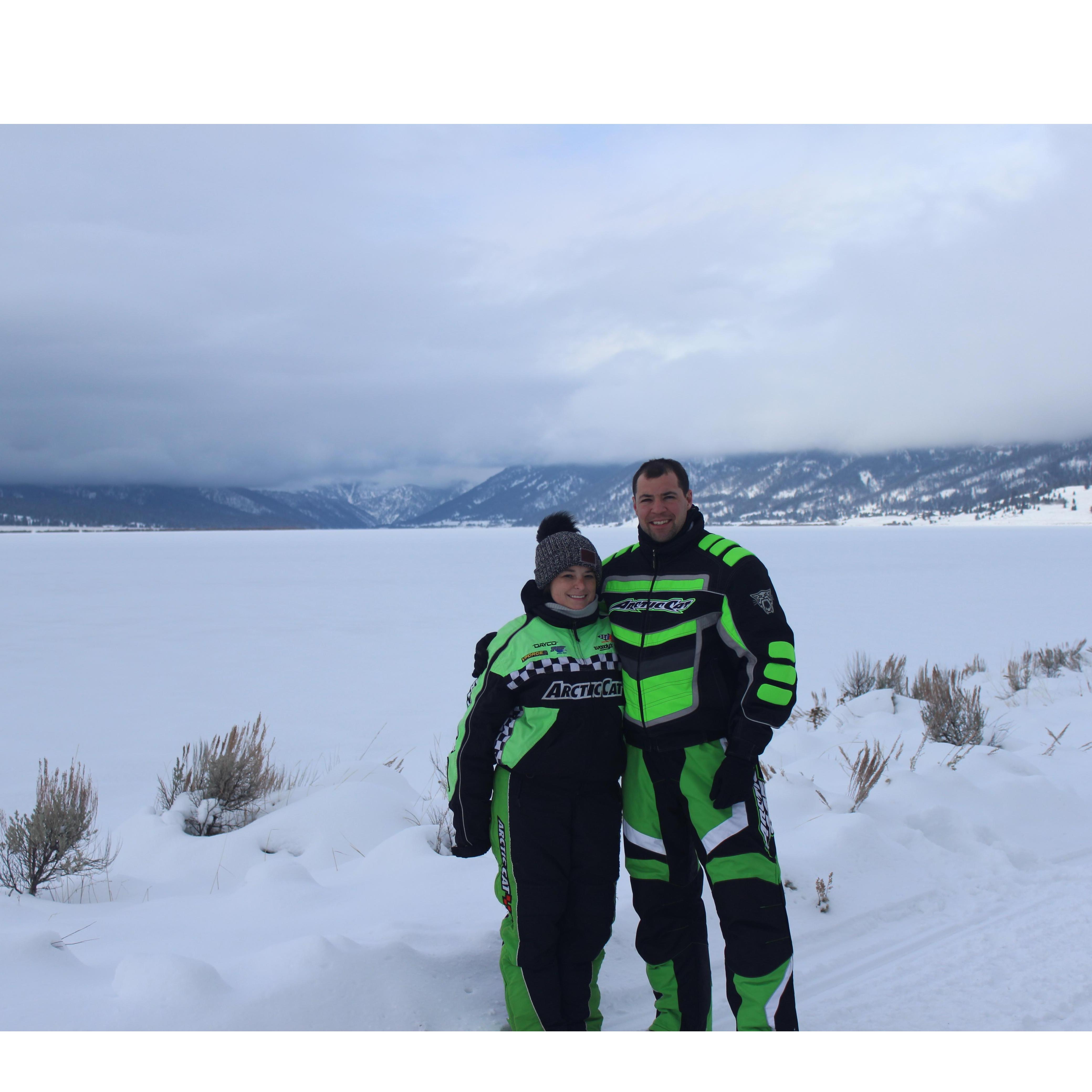 Snowmobiling Trip in Yellowstone