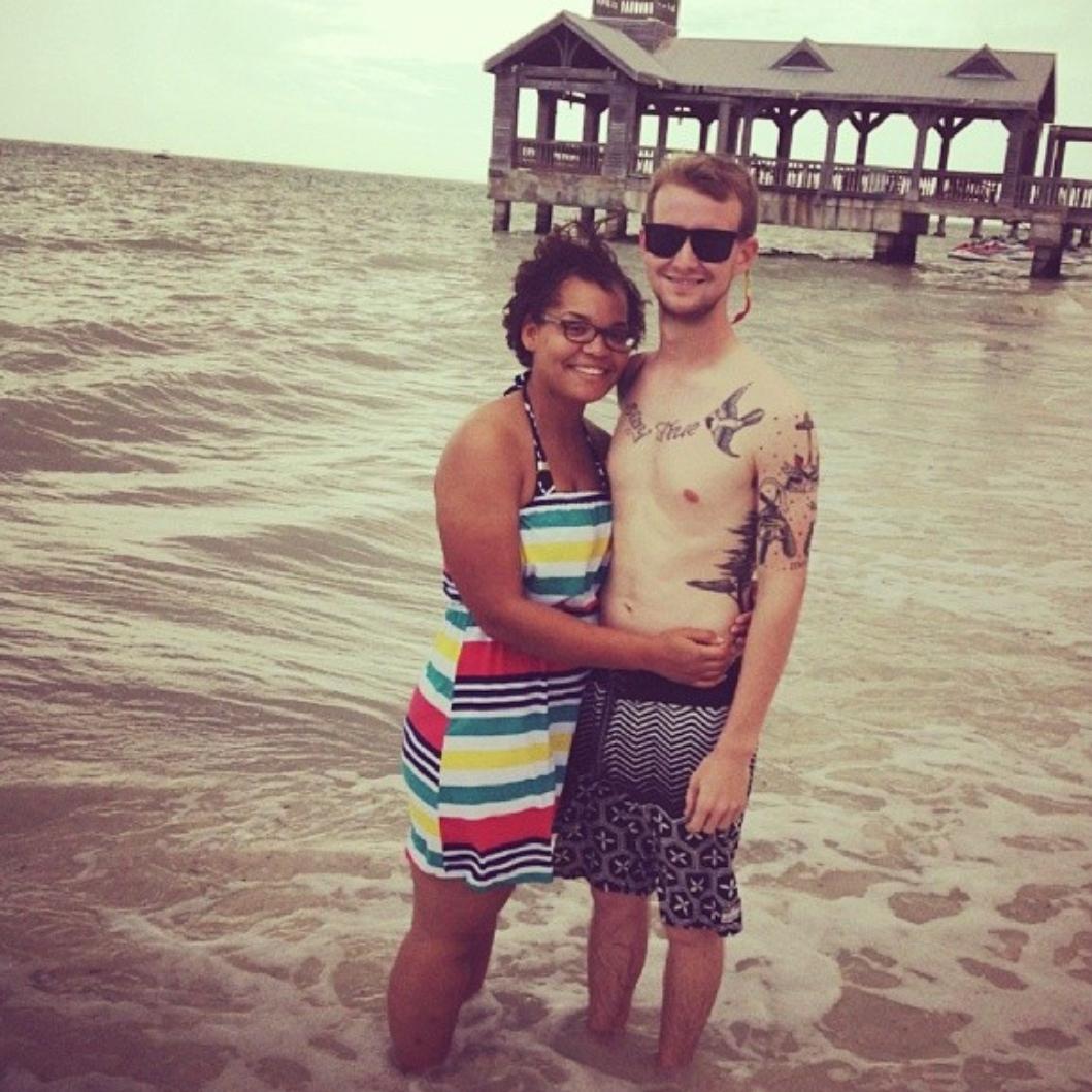 Our first picture together, NY2014 - Key West, FL