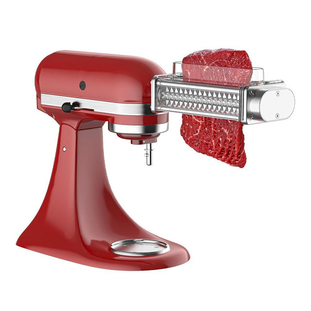 Meat Tenderizer for Kitchenaid Mixer, Meat Tenderizer for All KitchenAid Stand Mixer, Meat Tenderizer with Stainless Steel Gears by Focollk