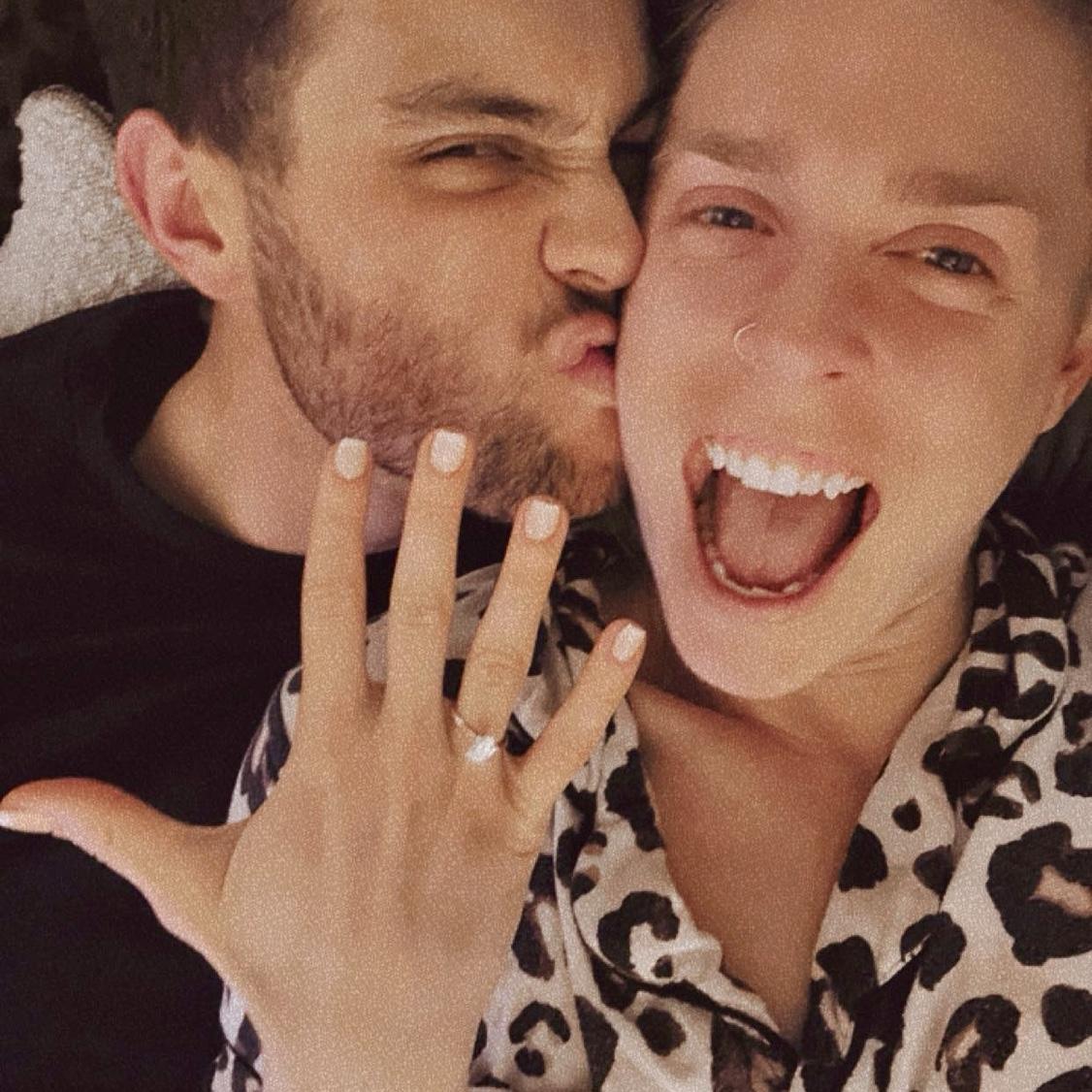 The night we got engaged!