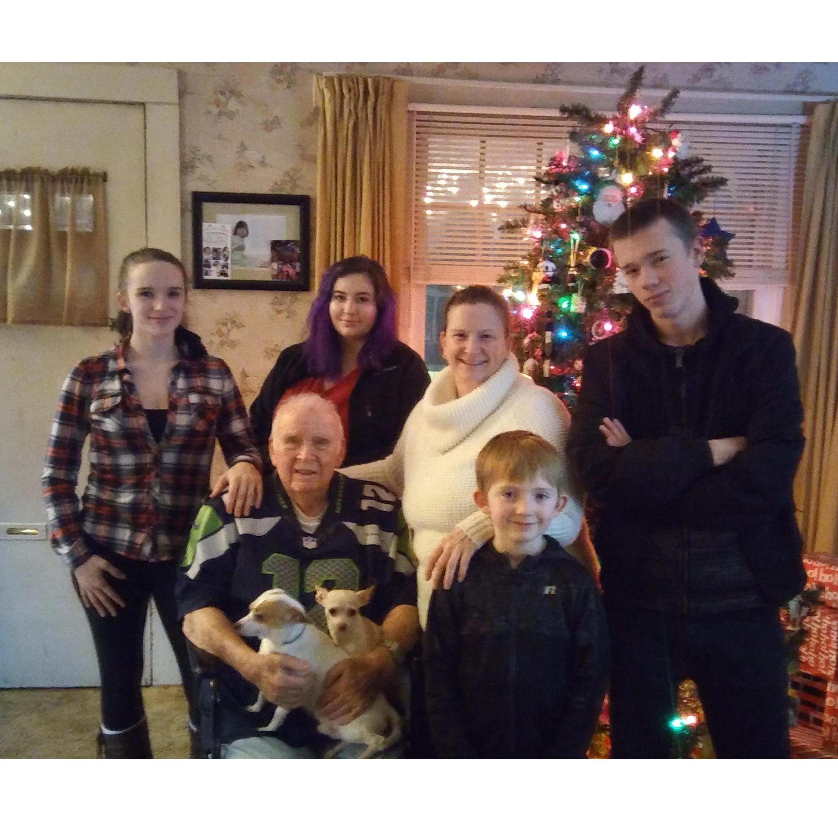 The Campbell Family, Christmas 2017