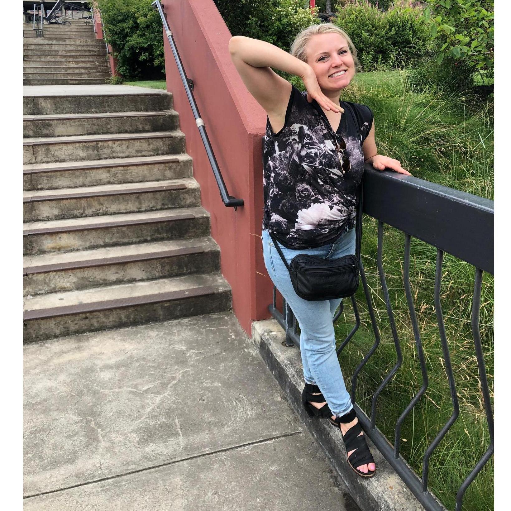 Mallory's first visit to Spokane.