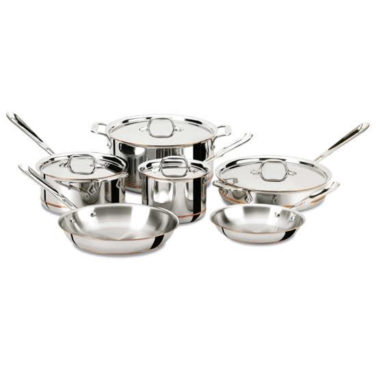 All-Clad Cookware Set, 10 piece Set