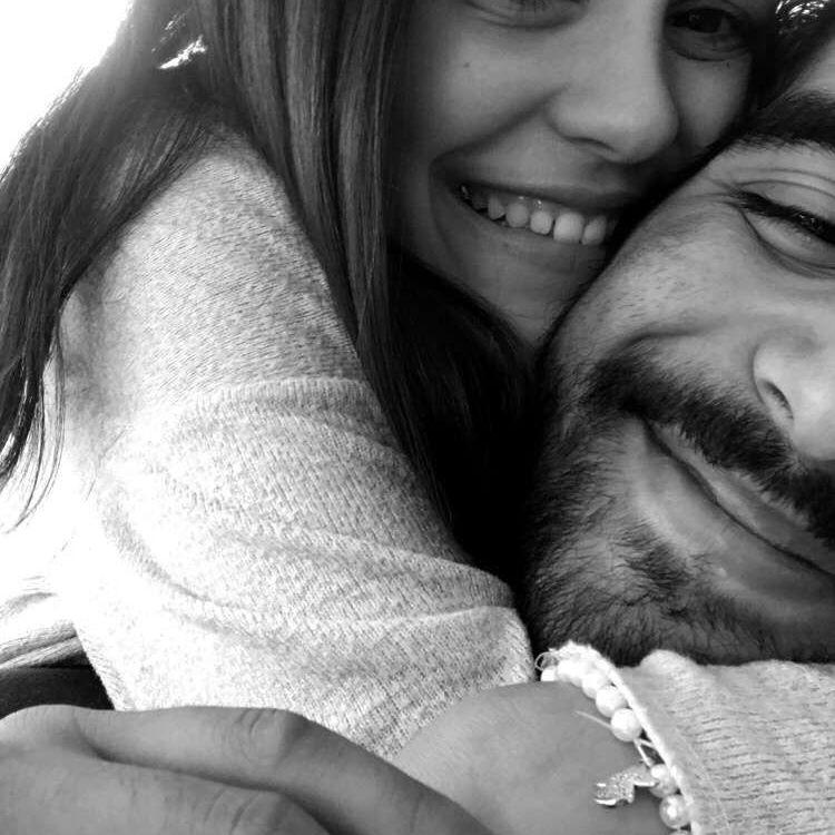 2017 - Our first picture together when we were "just friends"