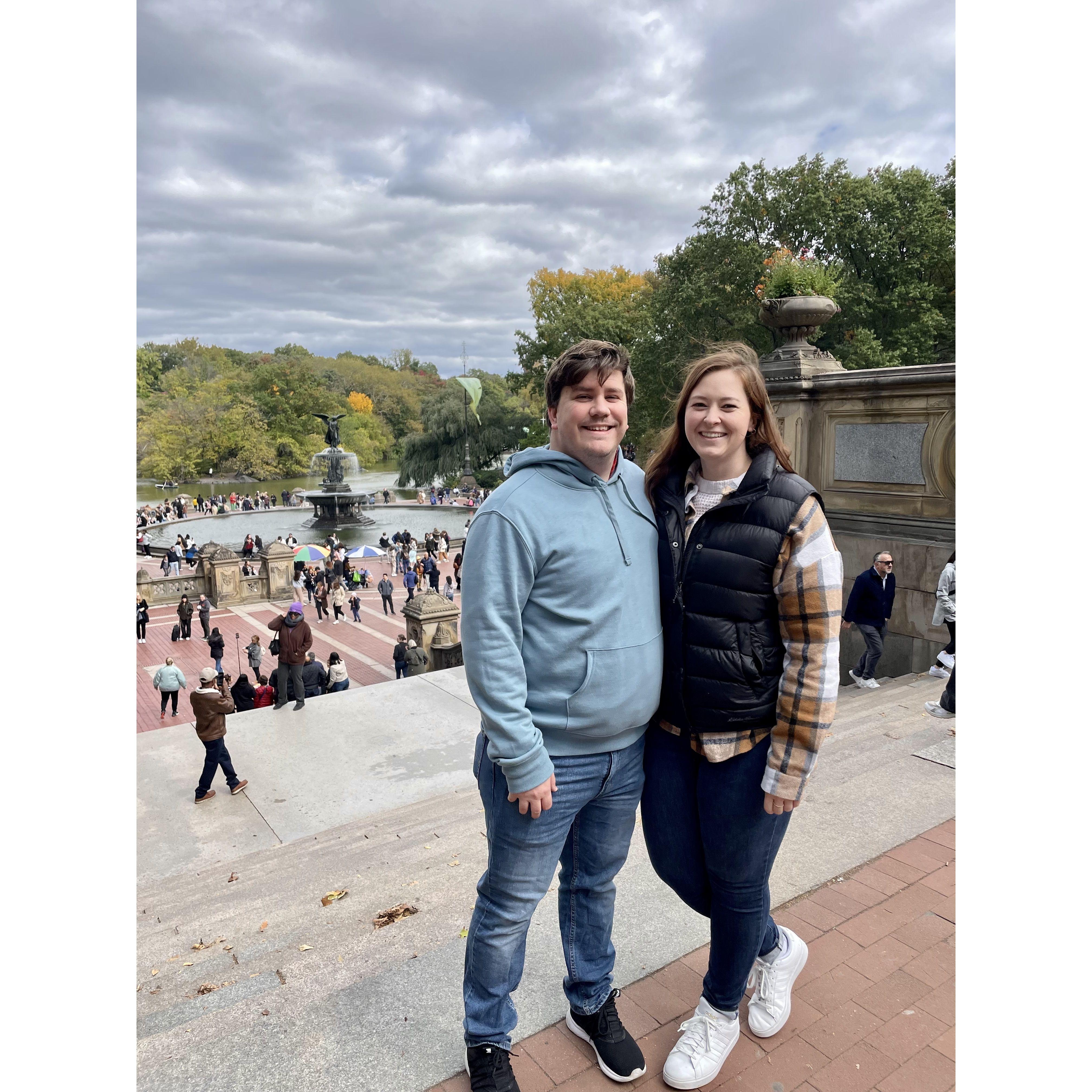 Trip to NYC in the fall of 2023 when Josiah first met Jenna's parents