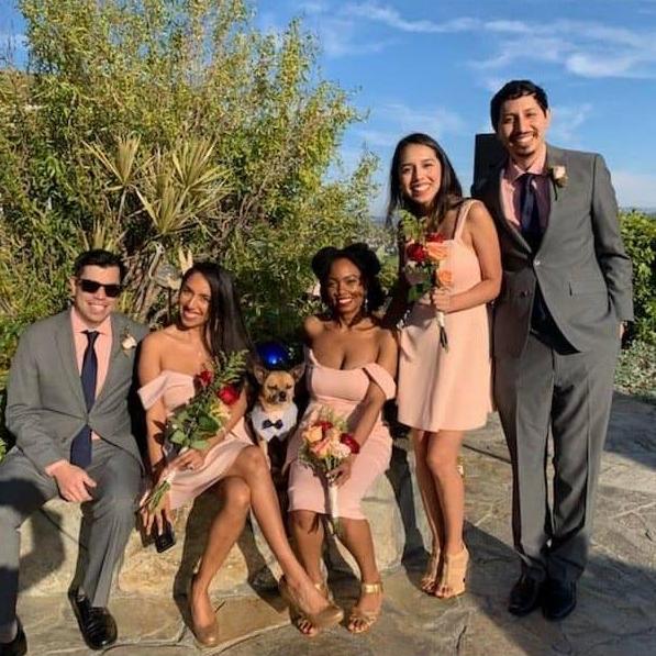 Taking some pictures after Rosa & Reed's wedding (don't miss Zapata looking sharp!)