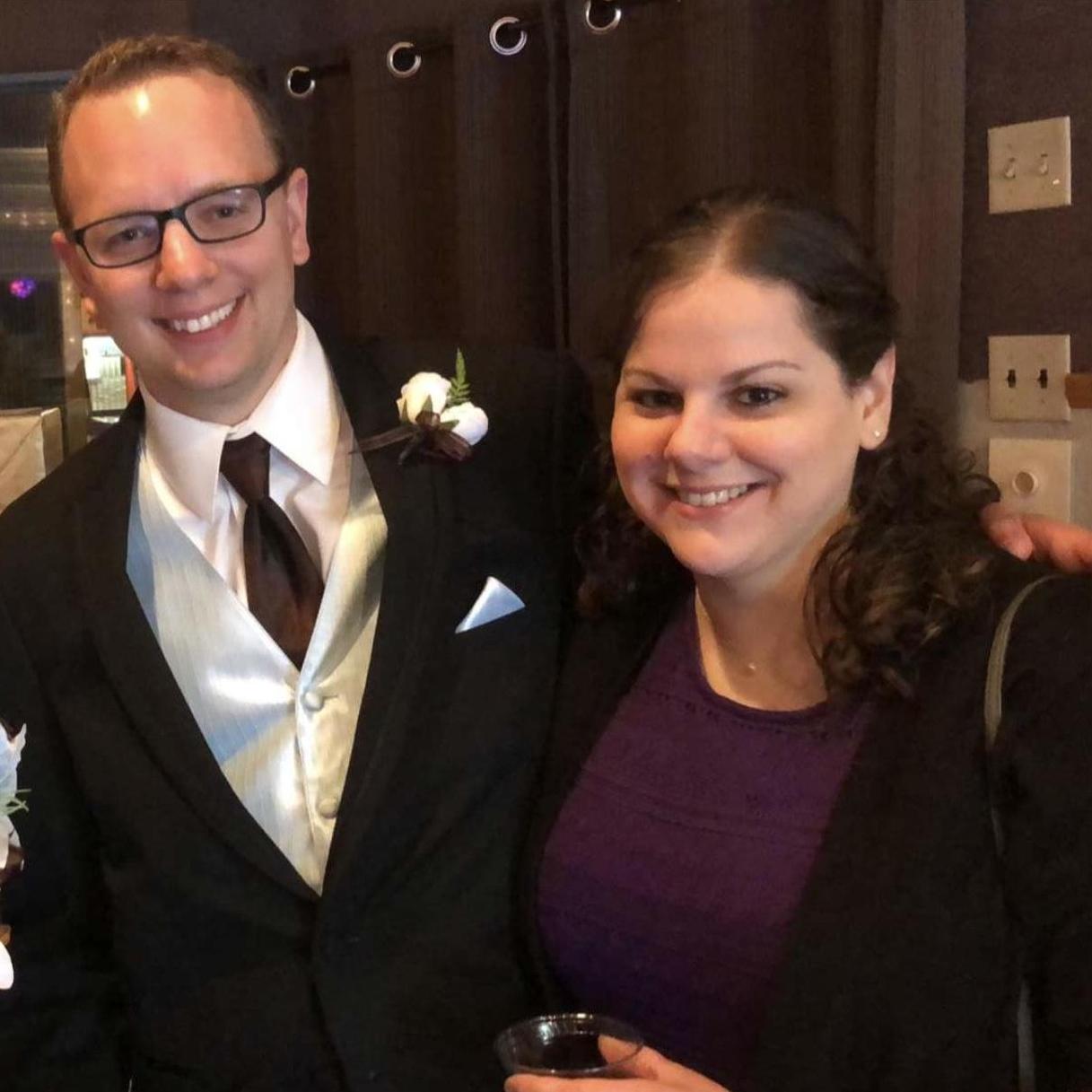 Looking sharp at The Johnson's wedding