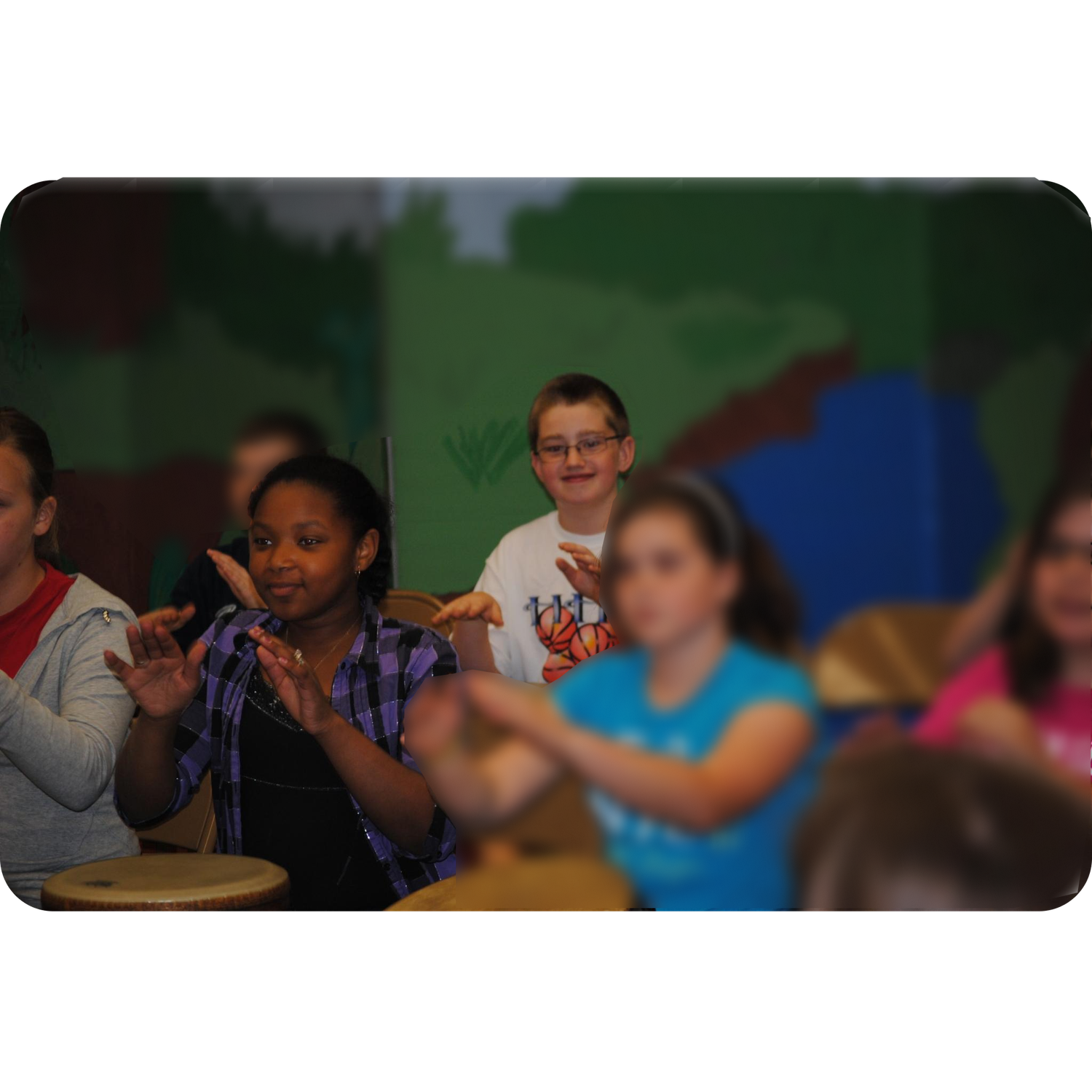 Fall 2009: 5th grade music concert, one of the earliest pictures we could find together after our 3rd grade introduction