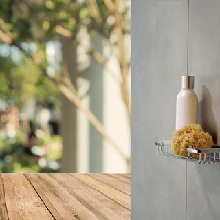Chrome Shower Basket