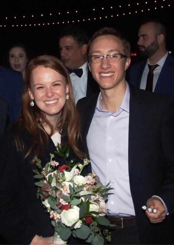 Caught the bridal bouquet at a wedding two months before we got engaged. Either the superstition is true or your girl was highly motivated to catch that bouquet and send a message to her boyfriend ;).