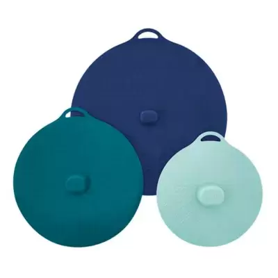Dash® 3-Piece Multi-Function Silicone Lid Set