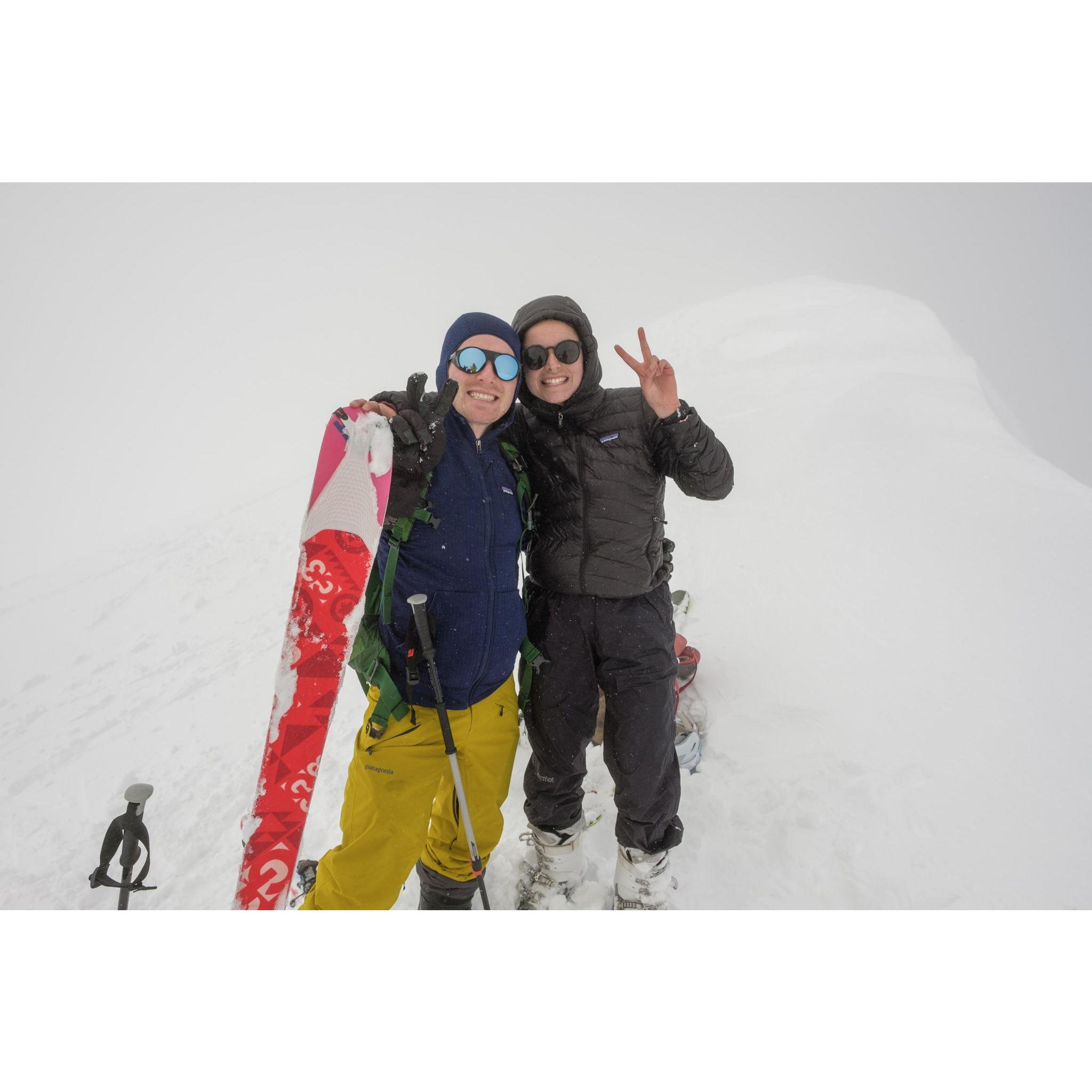 Sedona’s first time standing on top of Mount Saint Helens!
