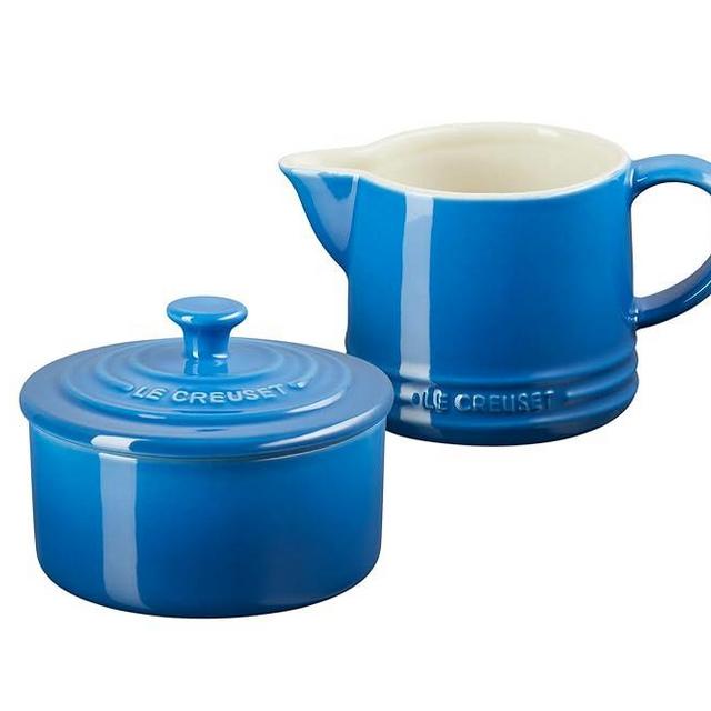 Le Creuset Stoneware Signature, Marseille Cream & Sugar Set, Cream: 300 ml, Sugar: 8oz