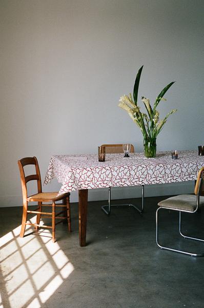 CLAY FAULT LINE TABLECLOTH