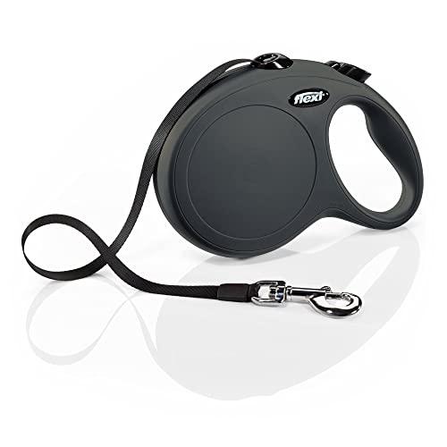 FLEXI Design Retactable Dog Leash in Black, 26'
