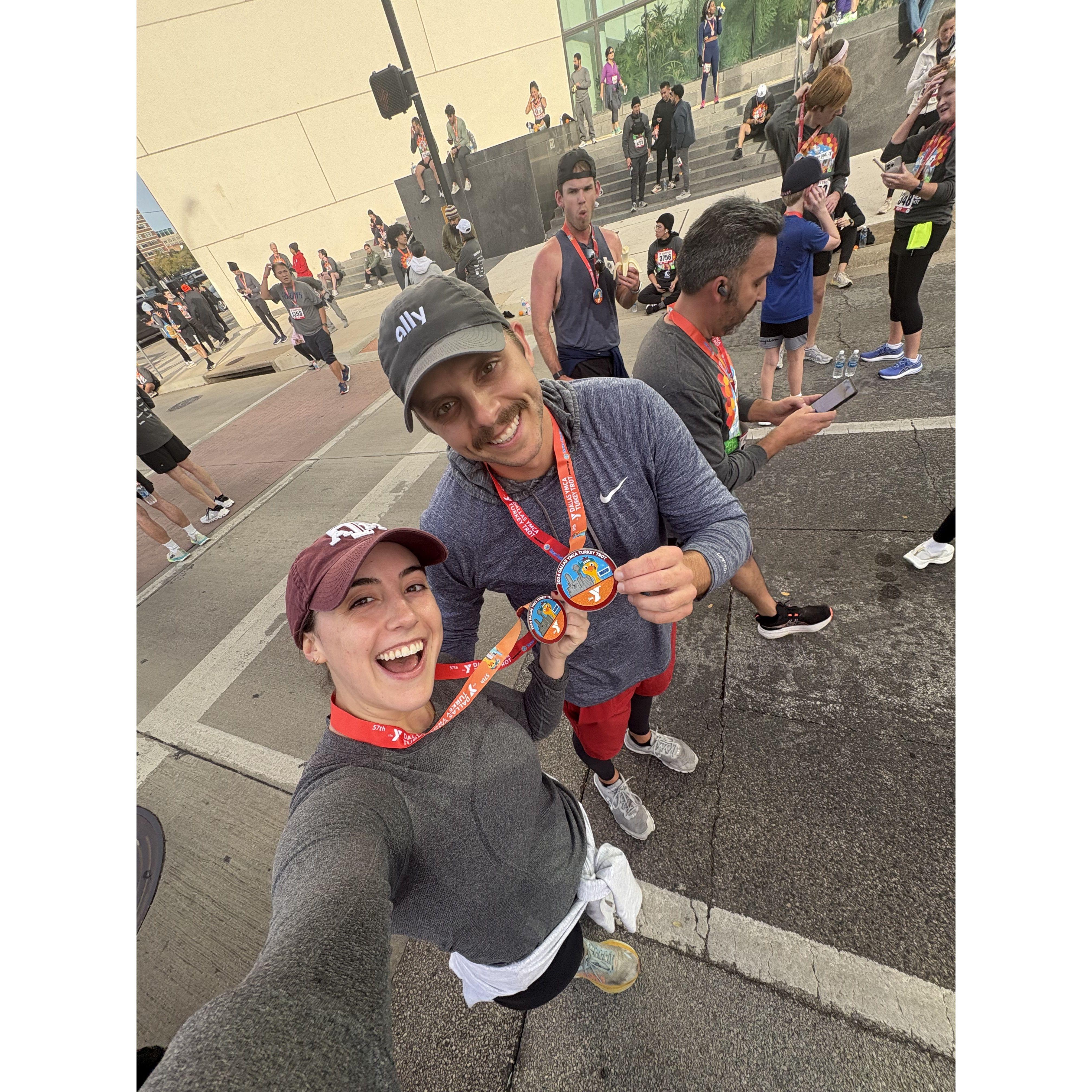 Kate's first Turkey Trot!