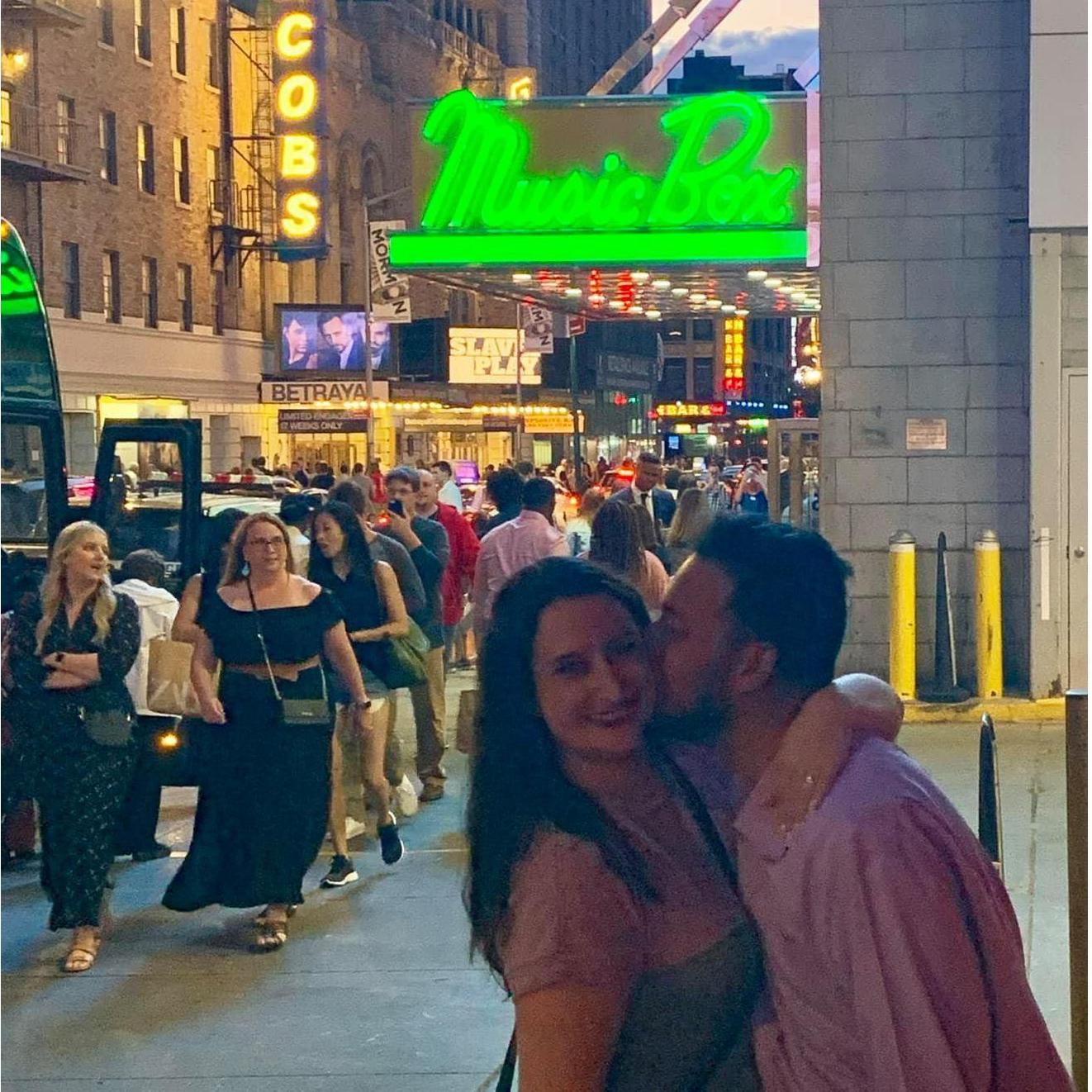 Harshul's first Broadway show! Dear Evan Hansen