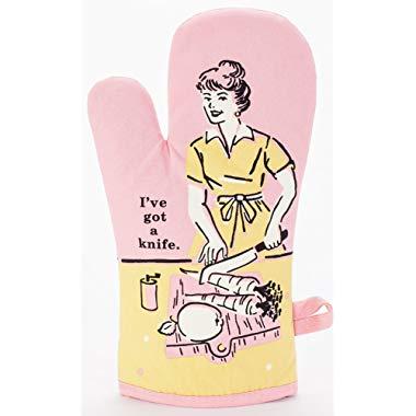 Blue Q I ve Got A Knife Oven Mitt