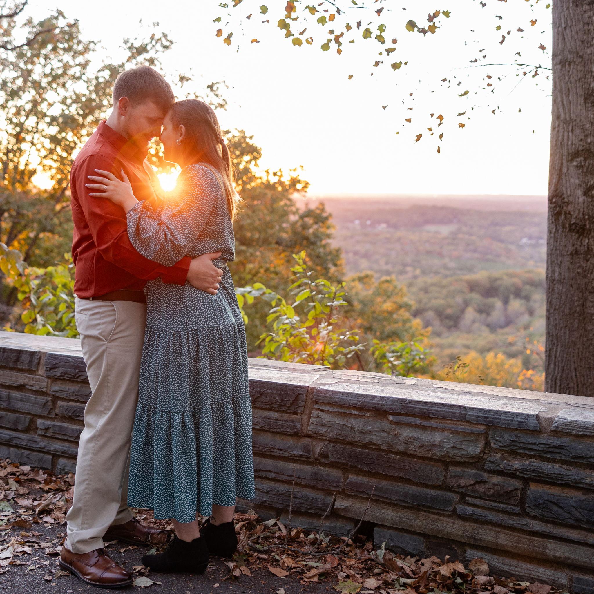 We got to the top of morrow mountain in just enough time to get that sun on the horizon!
