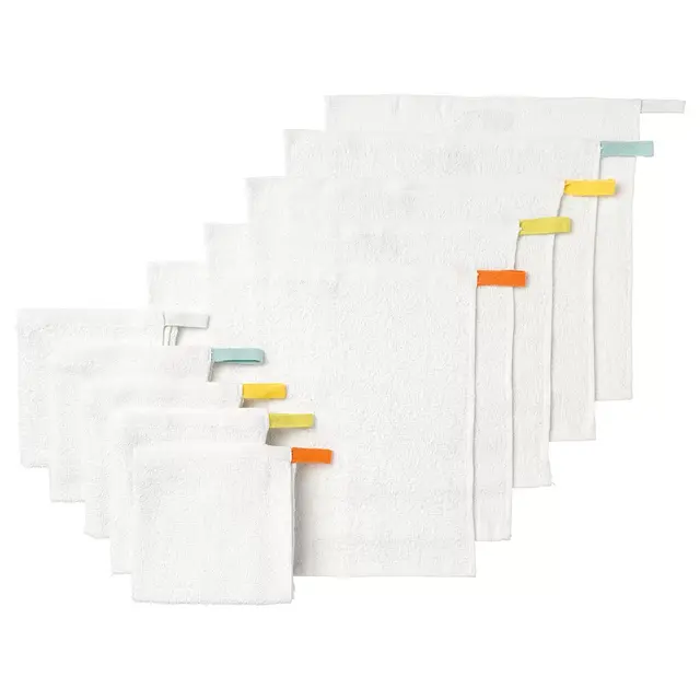 KRAMA Washcloth, white, 30x30 cmShow measurements specifications