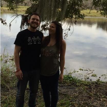 We realized our feelings as one of our future Maids of Honor, Meagan, snapped this picture (2015)