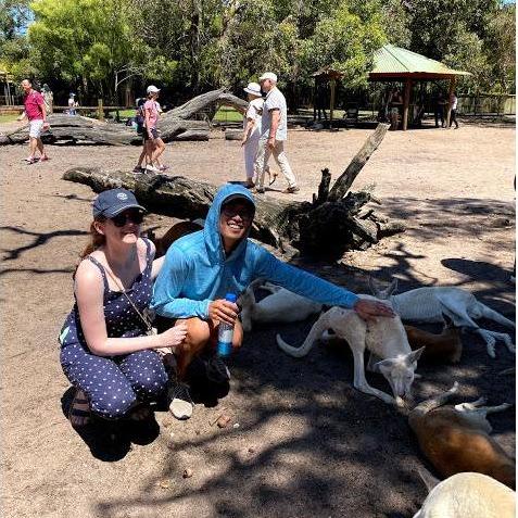Feeding the 'roos! Perth, WA - Nov 2019