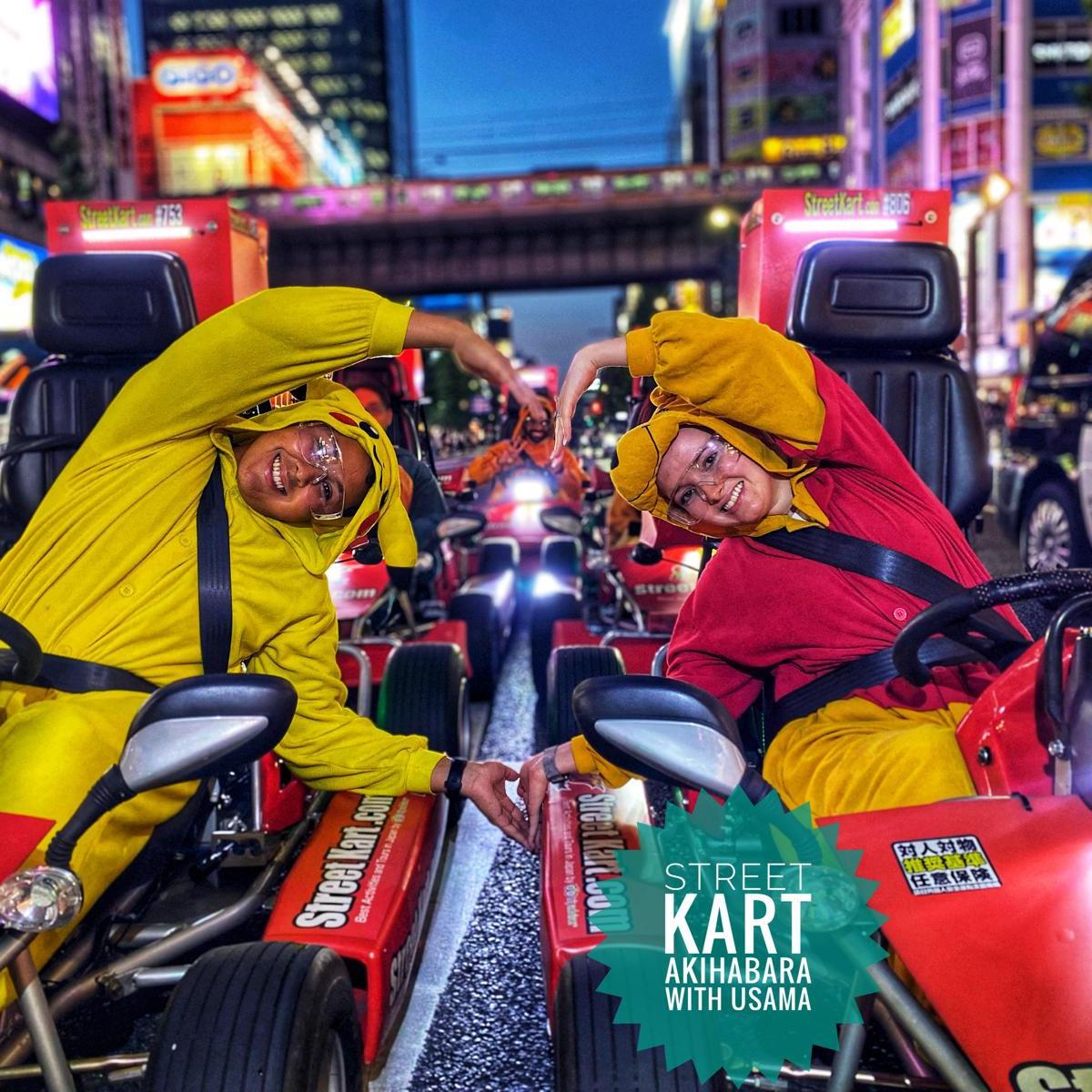 Go-karting through the streets of Tokyo.