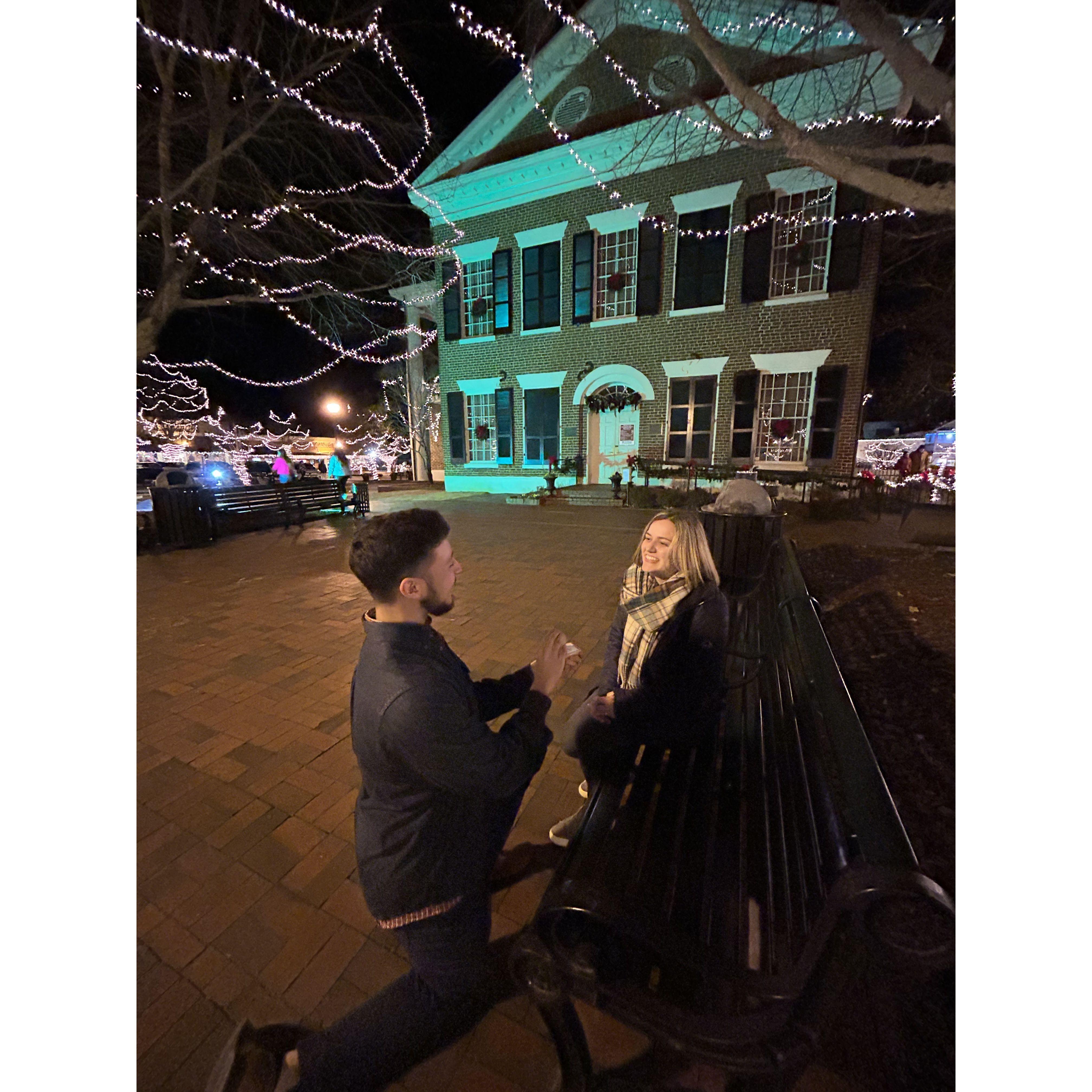 She said, "YES!"