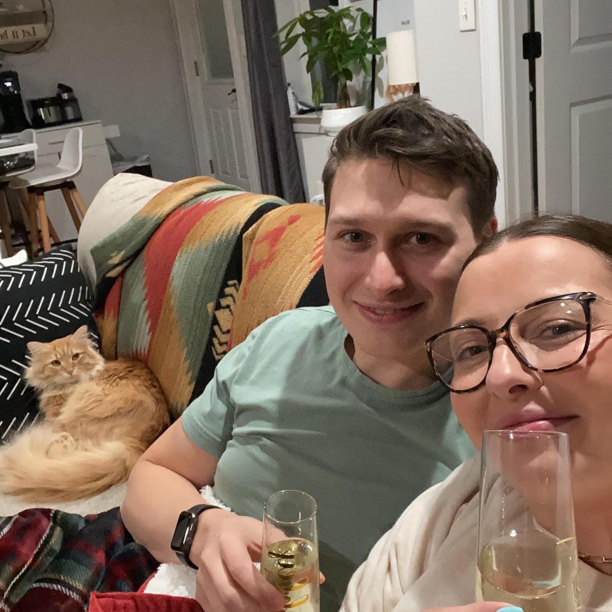 NYE with Bean :D almost 2024