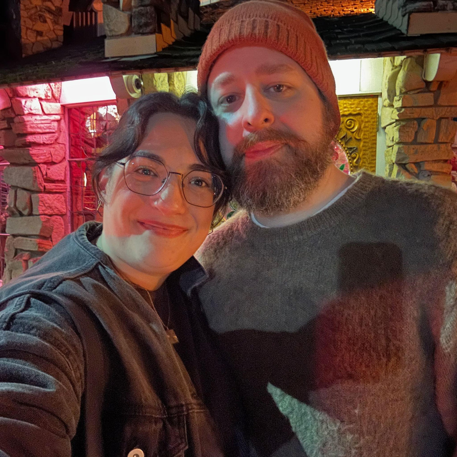 Outside the Madonna Inn in SLO!