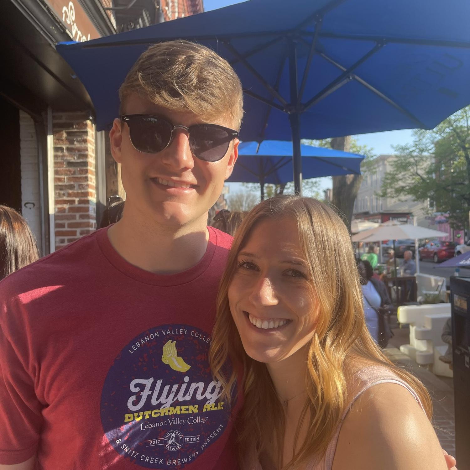 Exploring downtown Baltimore with friends - Spring 2022!