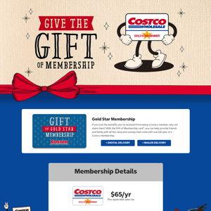 One Full Year of a Costco Membership.