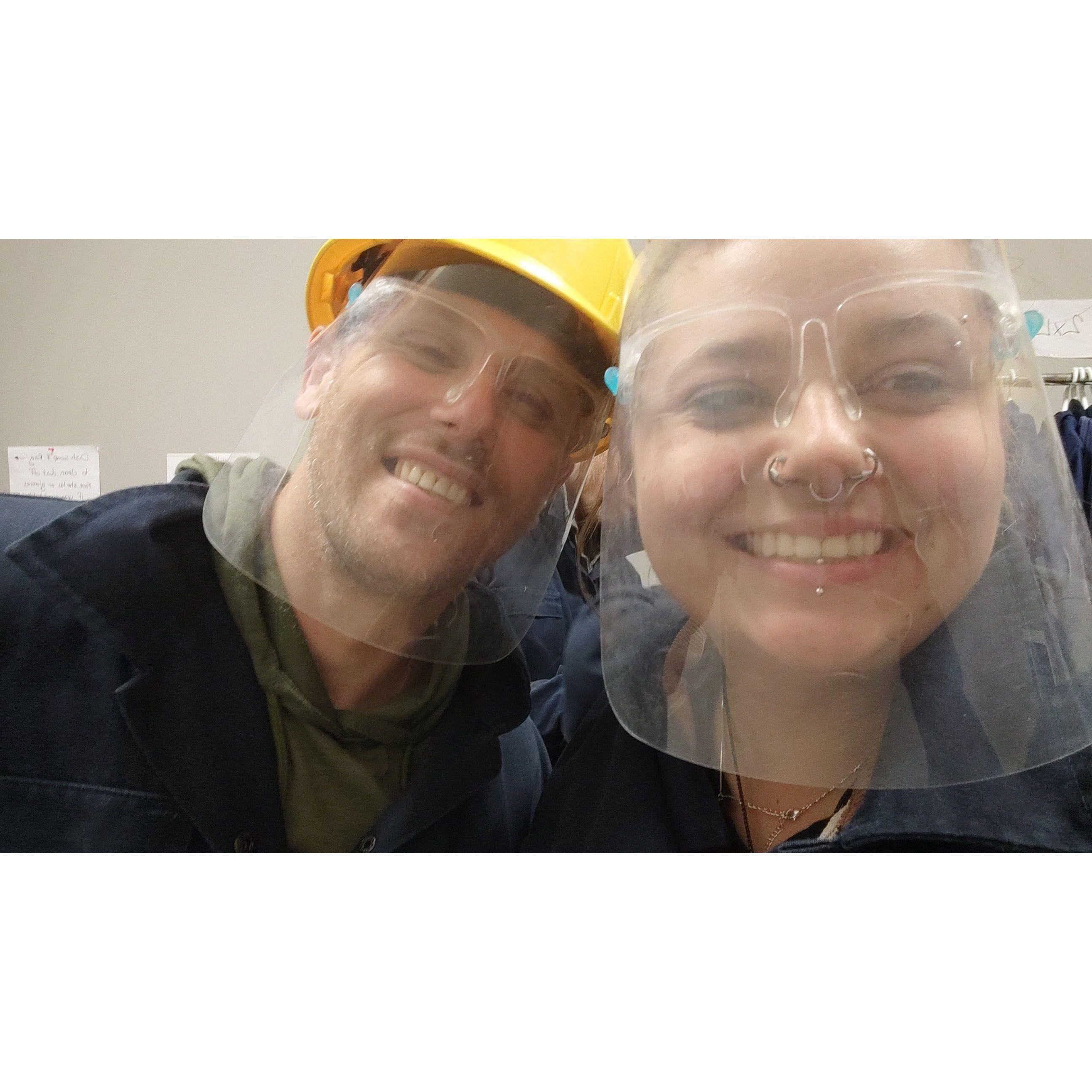 We went to a Smash Room for my birthday