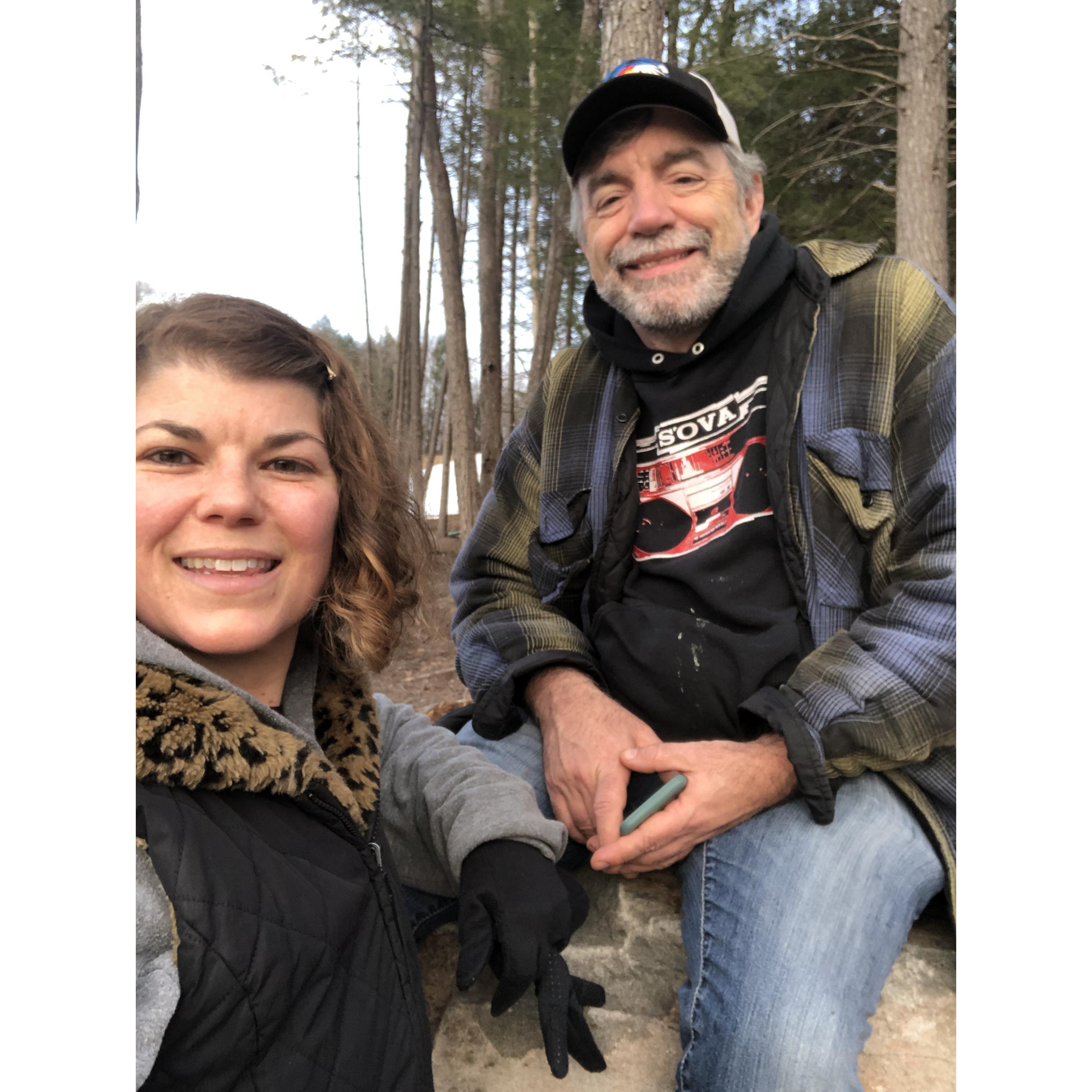 Wedding rock. We hike up to this rock on the side of Hunter and sit there to have all the hard conversations like... so how do we plan a wedding in the middle of a global pandemic??