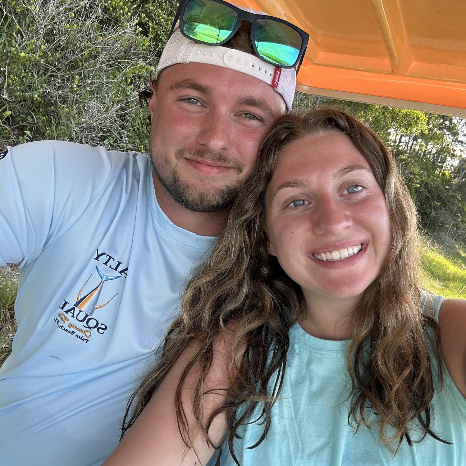 Our first trip together! We went to Florida to visit big brother Steven and go to a wedding!