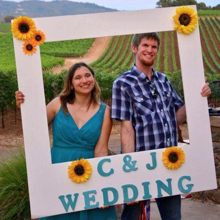 At Courtney and Jake's wedding!