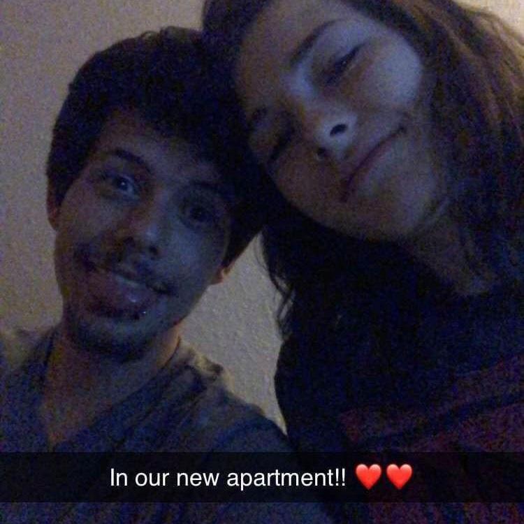 This was the first selfie taken in our very first apartment!! The apartment was no bigger than a studio, we just had the luxury of having separate rooms instead of it all in one space!