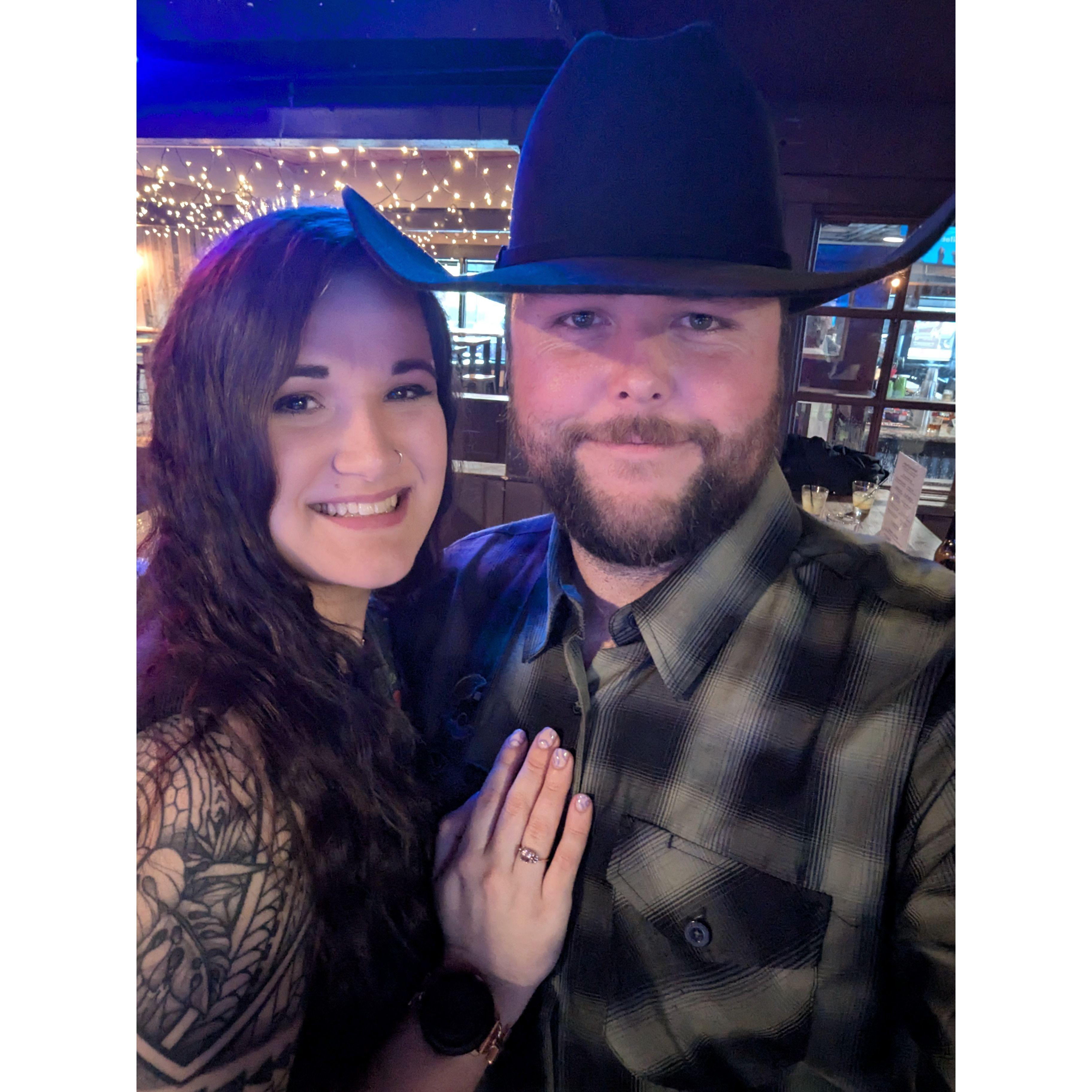 Look at us being social.