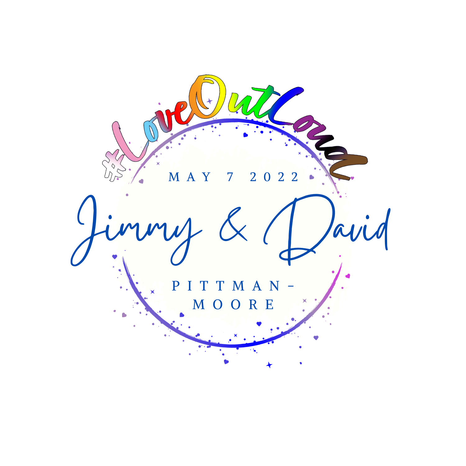 The Wedding Website of Jimmy Moore and David Pittman