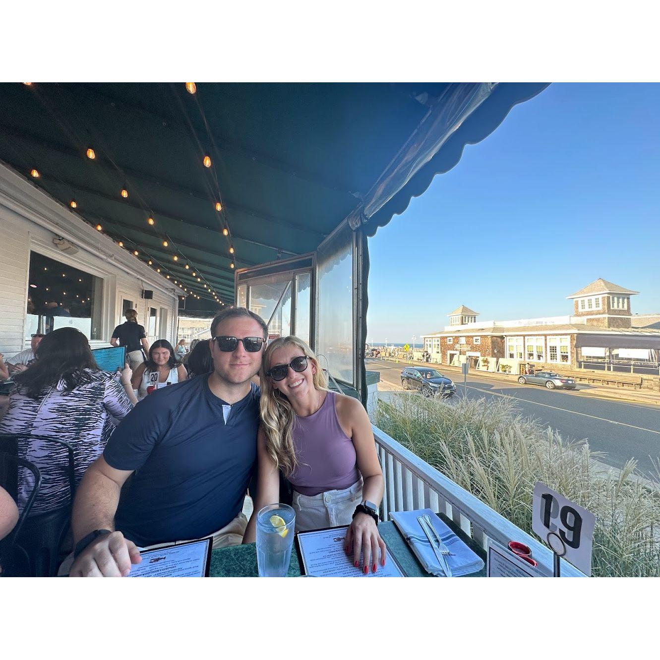 Ryan learned very quickly that the key to Becca's heart is going out to eat.