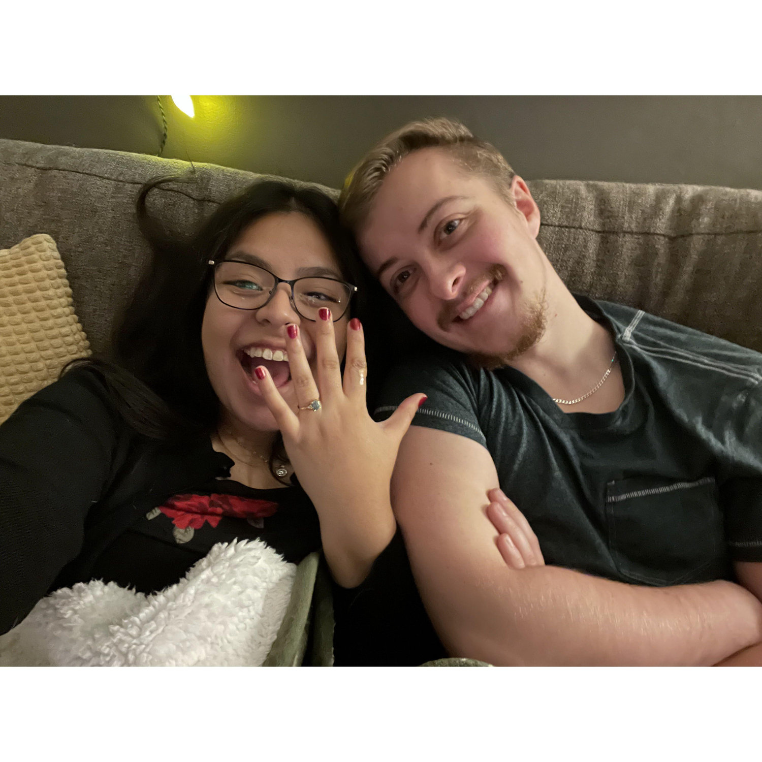 The night he proposed!!!
