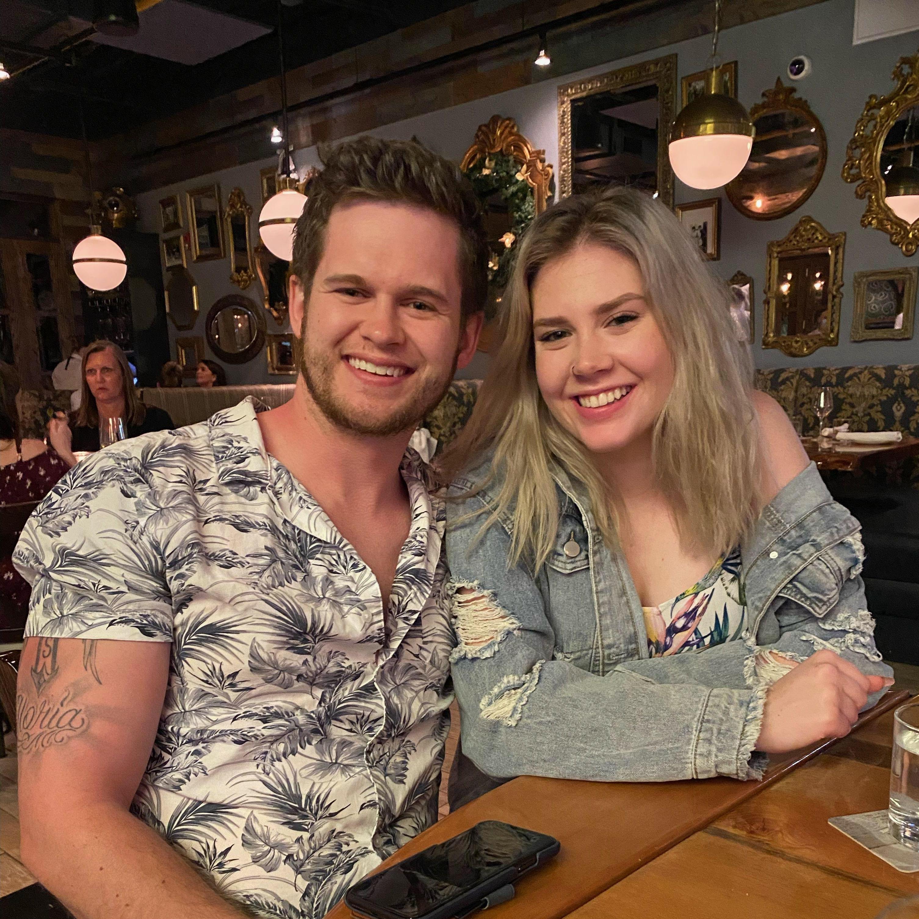 Our first trip together! This is us in Florida 2021