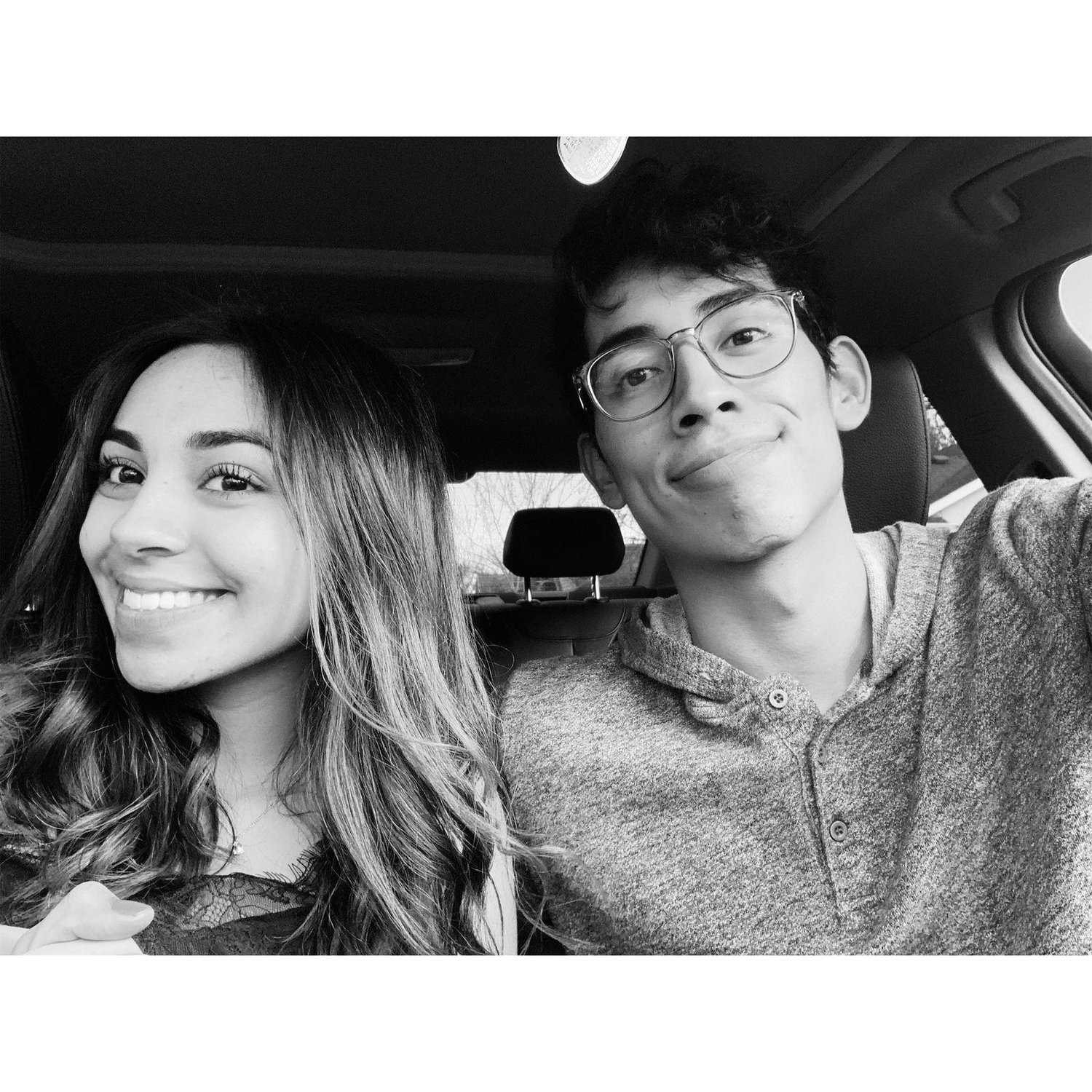 Car selfie