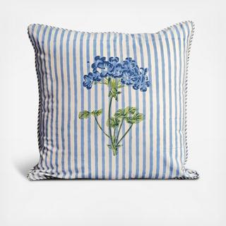 Hydrangea Blockprint Pillow Cover