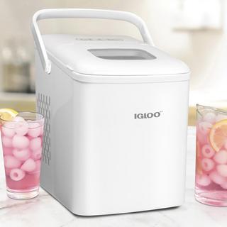 Automatic Self-Cleaning Portable Countertop Ice Maker with Handle