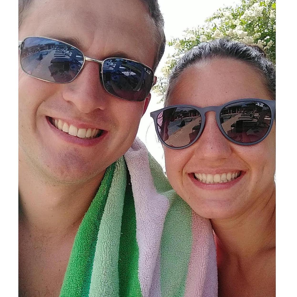 June 25, 2023 - Hanging out at the pool