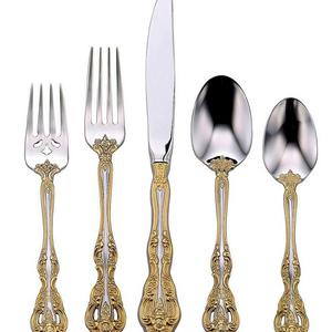 Oneida Golden Michelangelo 20-Piece Stainless Steel Flatware Set